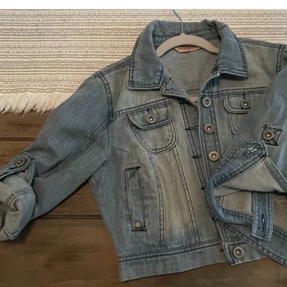 Jackets & Blazers - Jean Jacket, Cropped, Size M